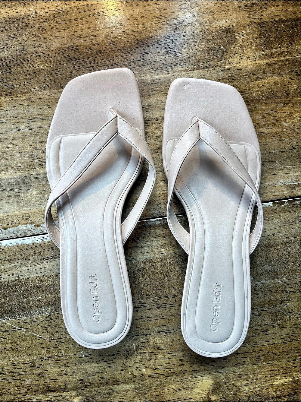 Open Edit Tori Kitten Heel Sandal Neutral